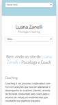 Mobile Screenshot of luanazanelli.com